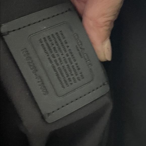 Coach Dark Brown Tote with Black Accents - Picture 6 of 7